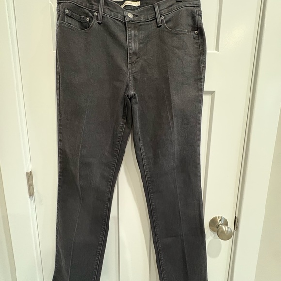 Levi's 505 Straight Jeans - Black - Picture 4 of 8